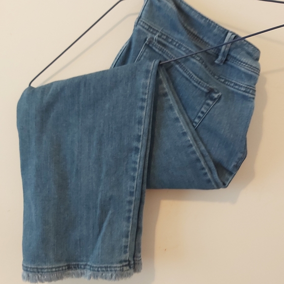J. JILL | Women's Straight Leg Crops Denim Jeans Blue Size 4 - Picture 4 of 13